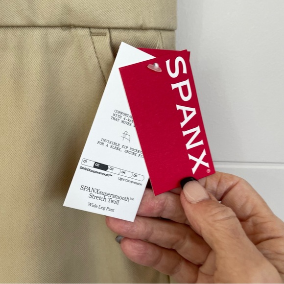 ‼️SPANX‼️Supersmooth Stretch Wide Leg Twill Pants, Small - Picture 4 of 7